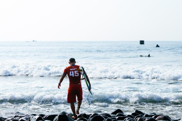 Rio Waida, El Salvador Pro 2025, Punta Roca, La Libertad. Foto: WSL / Emma Sharon.