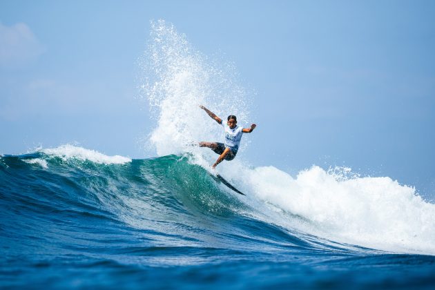 Samuel Pupo, El Salvador Pro 2025, Punta Roca, La Libertad. Foto: WSL / Aaron Hughes.