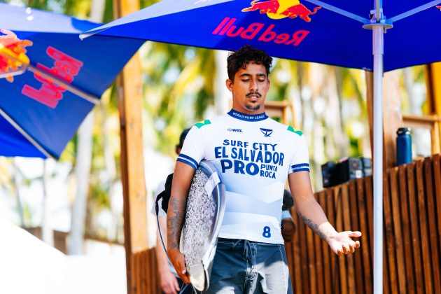 Samuel Pupo, El Salvador Pro 2025, Punta Roca, La Libertad. Foto: WSL / Emma Sharon.
