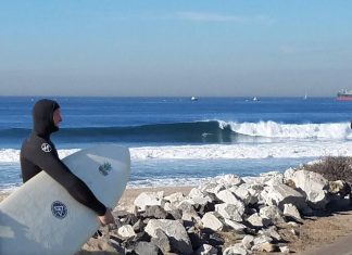 Como é surfar em Los Angeles