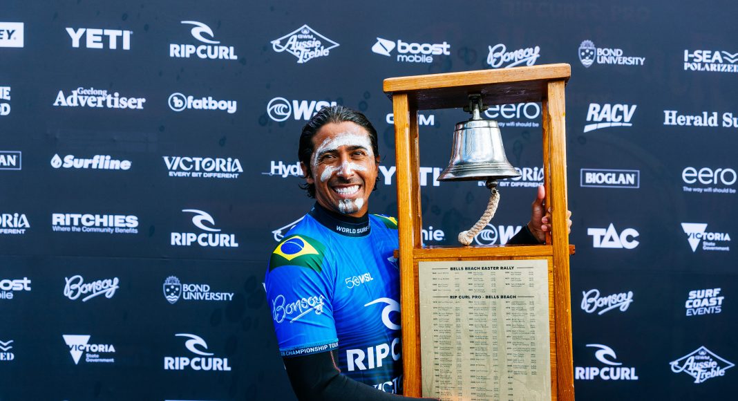 Miguel Pupo conquista o Rip Curl Pro Bells Beach 2026