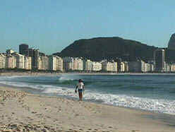Areia de Copacabana está contaminada