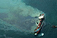 Derrame de óleo afeta picos de Galápagos