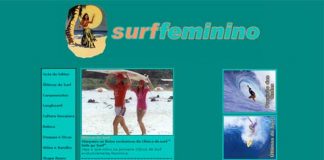 Surf feminino dropa na Internet