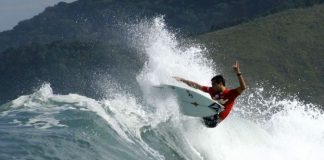 Atletas embalados em Ubatuba