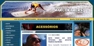 Marco Kamers lança site pessoal