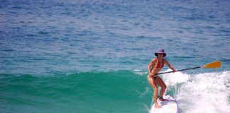 Ângela Bauer compete de sup