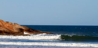 Autoridades recebem surfistas