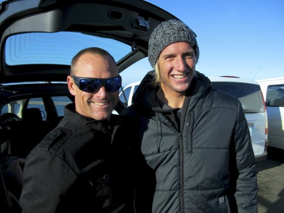 Taylor Knox e Owen Wright, Rip Curl Pro 2011, Bells Beach, Austrália. Foto: Fernando Iesca.