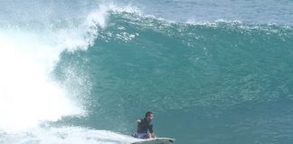 O primeiro swell em Bali