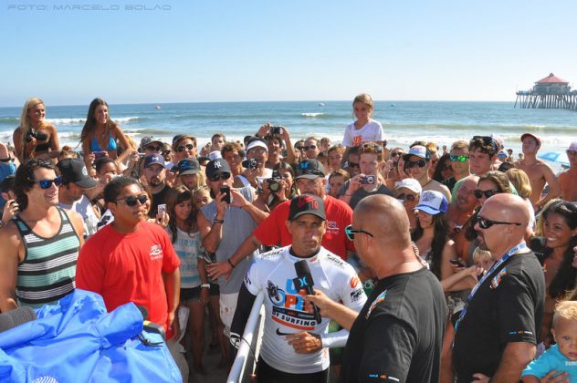 Kelly Slater, Nike US Open 2011, Huntington Beach, Califórnia (EUA). Foto: Marcelo Bolão / Marcelocalifornia.com.