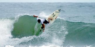 Bruno Galini arrebenta na praia do Norte