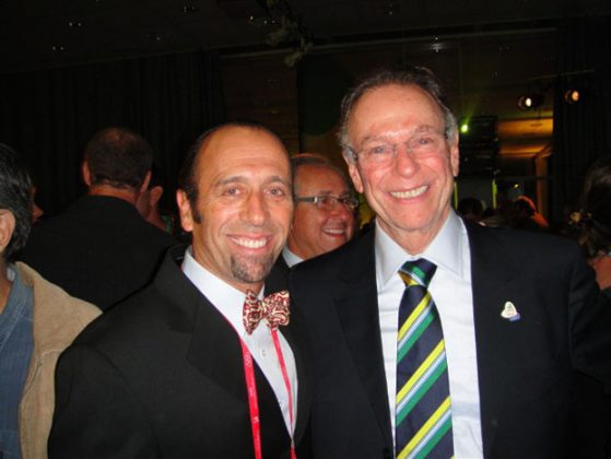 Fernando Aguerre e Carlos Arthur Nuzman. Foto: Arquivo pessoal.