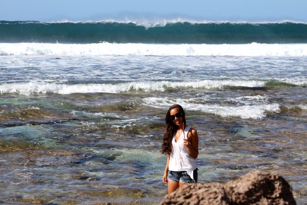 Bianca Nunes, North Shore de Oahu, Hawaii. Foto: Tubias Afonso.