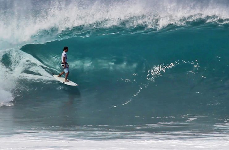 Ricardo dos Santos, Pipeline, North Shore de Oahu, Hawaii