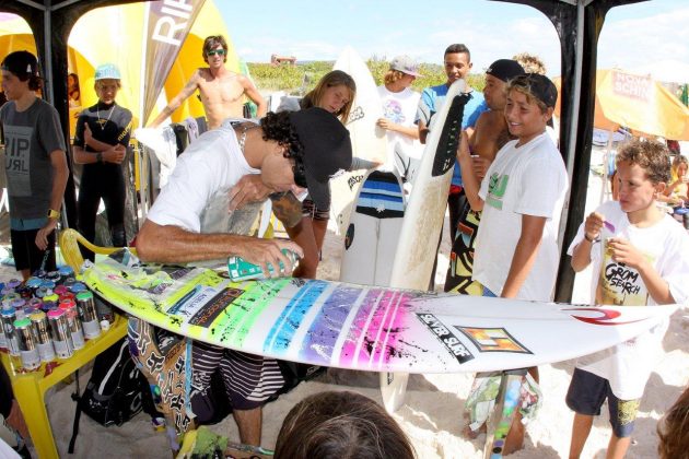 Marcelo Macarrão, Rip Curl Grom Search 2013, praia da Ferrugem,  Garopaba (SC)  . Foto: Jeffry.