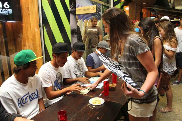 Noite de autógrafos da Hurley, Rio de Janeiro (RJ). Foto: Agência Ride it!.