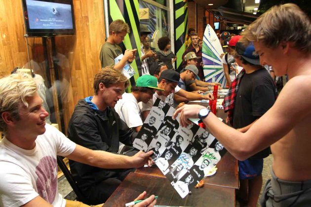 Noite de autógrafos da Hurley, Rio de Janeiro (RJ). Foto: Agência Ride it!.