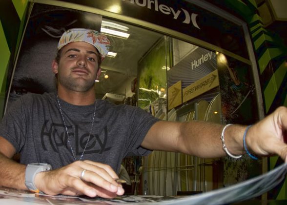 Alejo Muniz, Noite de autógrafos da Hurley, Rio de Janeiro (RJ). Foto: André Alcantara Martins.