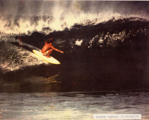 Otávio Pacheco, Pipeline, Hawaii, . Foto: Arquivo pessoal.