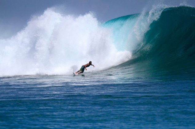 Paulo Imbica, G-Land, Indonésia. Foto: Arquivo pessoal.