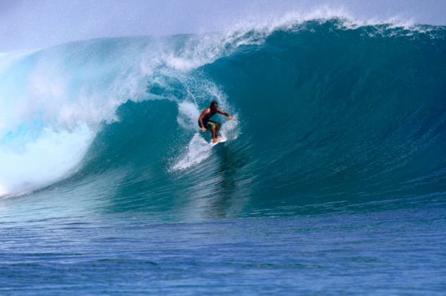 Paulo Imbica, G-Land, Indonésia. Foto: Arquivo pessoal.