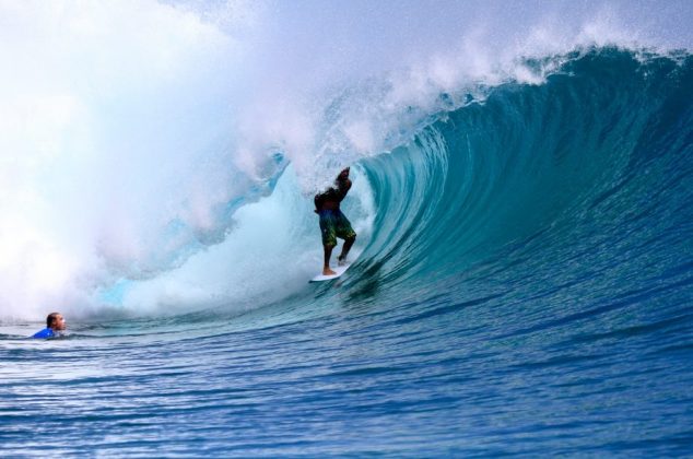 Paulo Imbica, G-Land, Indonésia. Foto: Arquivo pessoal.