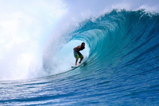 Paulo Imbica, G-Land, Indonésia. Foto: Arquivo pessoal.