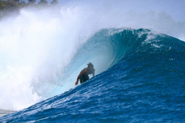 Paulo Imbica, G-Land, Indonésia. Foto: Arquivo pessoal.