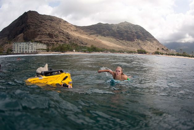 AnnaSophia Robb como Bethany Hamilton. Foto: Noah Hamilton.