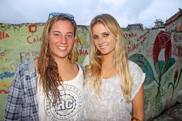 Tyler Wright e Alana Blanchard. Foto: Andre Torelly.