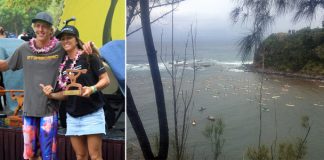 Andrea Moller e Connor Baxter vencem OluKai SUP Race