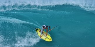 Mo Freitas – Pipeline SUP surfing