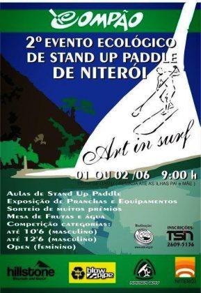 Encontro Ecológico de Stand Up Paddle de Niterói . Foto: Redação SupClub.