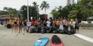 SUP Cidadão: ASUP Guarujá realiza ação de limpeza na Ilha das Cabras