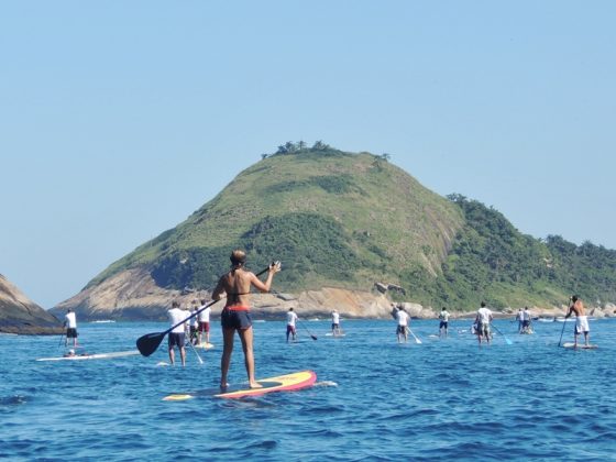 Segundo Evento Ecológico de Stand Up Paddle de Niterói. Foto: Steele. Foto: Redação SupClub.