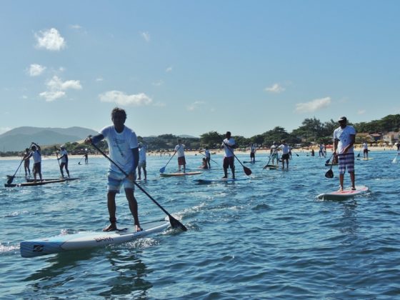 Segundo Evento Ecológico de Stand Up Paddle de Niterói. Foto: Steele. Foto: Redação SupClub.