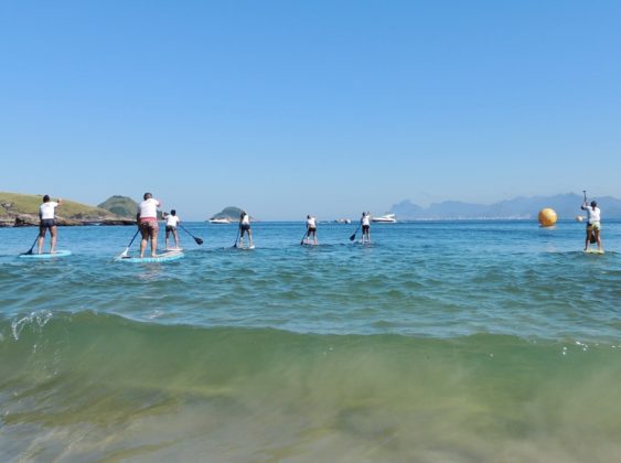 Segundo Evento Ecológico de Stand Up Paddle de Niterói. Foto: Steele. Foto: Redação SupClub.