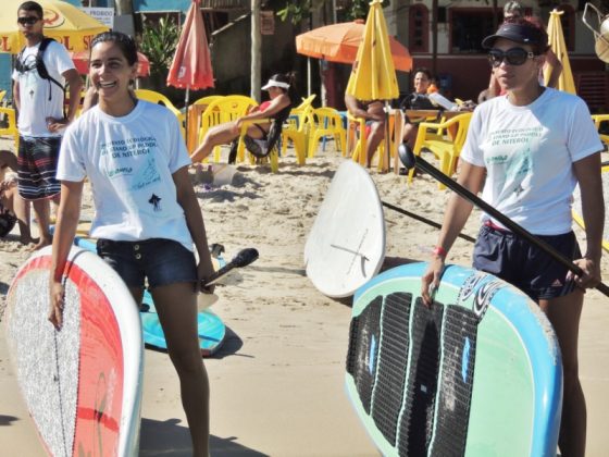 Segundo Evento Ecológico de Stand Up Paddle de Niterói. Foto: Steele. Foto: Redação SupClub.