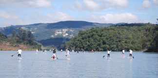 1º Encontro de Stand Up Paddle batiza novo pico em Mairiporã