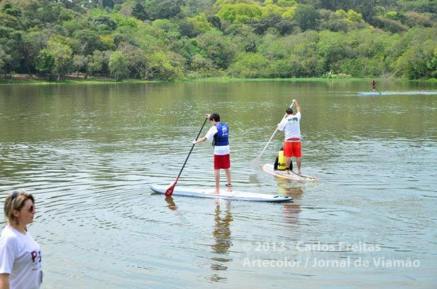 Colorindo o Lago Tarumã - 1º Nalu Surfboards SUP Friends. Foto: Carlos Freitas. Foto: Redação SupClub.