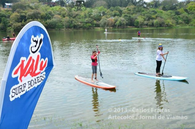 Colorindo o Lago Tarumã - 1º Nalu Surfboards SUP Friends. Foto: Carlos Freitas. Foto: Redação SupClub.