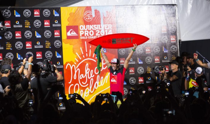 Gabriel Medina, Quiksilver Pro 2014, Gold Coast, Austrália. Foto: © ASP / Kirstin.