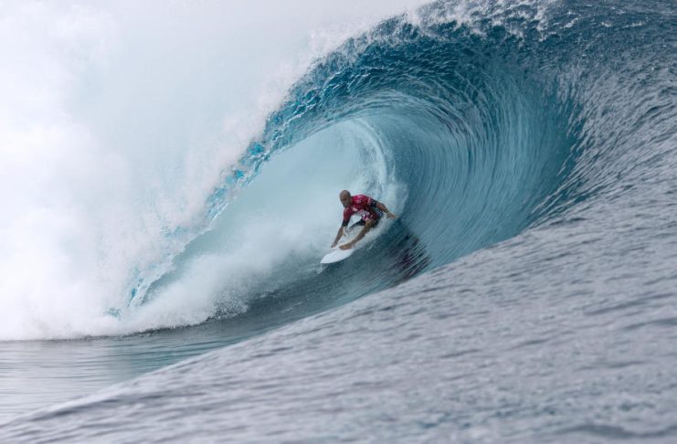 Kelly Slater Billabong Pro Tahiti 2014, Teahupoo.