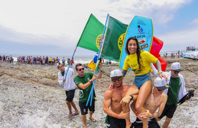 Teresa Almeida ISA World Bodyboard Championship 2014, Iquique, Chile. Foto: Rommel Gonzales / ISA.