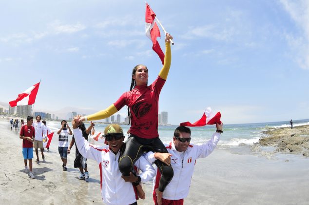 Carolina Botteri ISA World Bodyboard Championship 2014, Iquique, Chile. Foto: Rommel Gonzales / ISA.