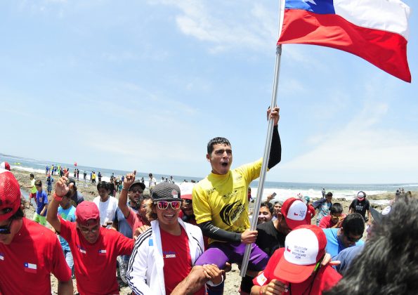 Yoshua Toledo ISA World Bodyboard Championship 2014, Iquique, Chile. Foto: Rommel Gonzales / ISA.