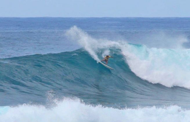 Lucas Silveira, Sunset Beach Pro Junior 2015, Hawaii. Foto: Arquivo pessoal Lucas.