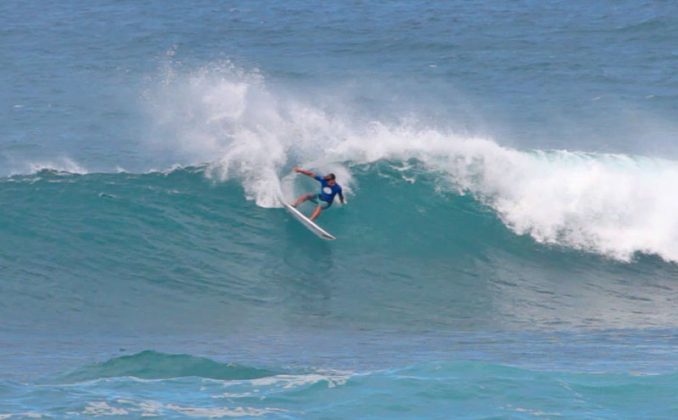 Lucas Silveira, Sunset Beach Pro Junior 2015, Hawaii. Foto: Arquivo pessoal Lucas.