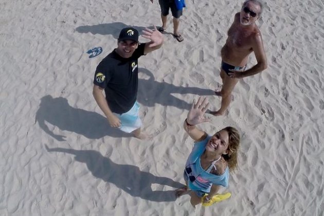 Isabela de Sousa e Tom Santiago Circuito Cearense de Bodyboard 2015, praia do Futuro, Fortaleza. Foto: Lima Jr. .